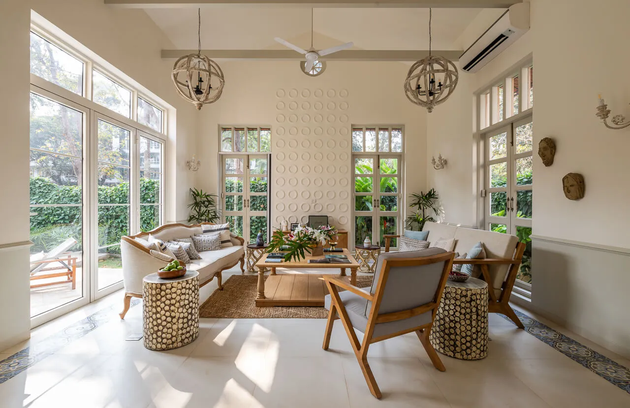Living Area - Regato C Villa in Goa | Lohono Stays