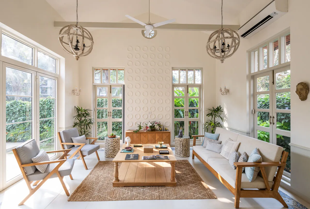 Private Living Area - Regato C Villa in Goa | Lohono Stays