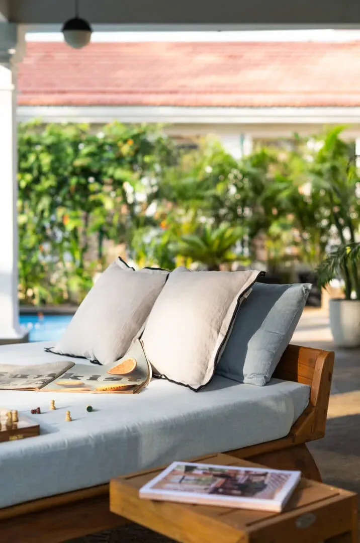 Poolside Seating Area | Regato Villa D by Lohono Stays