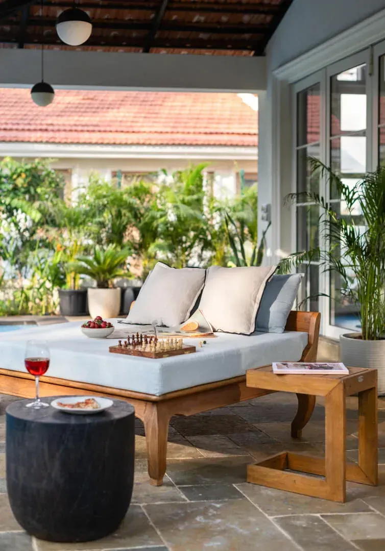 Poolside Lounging | Regato Villa D by Lohono Stays