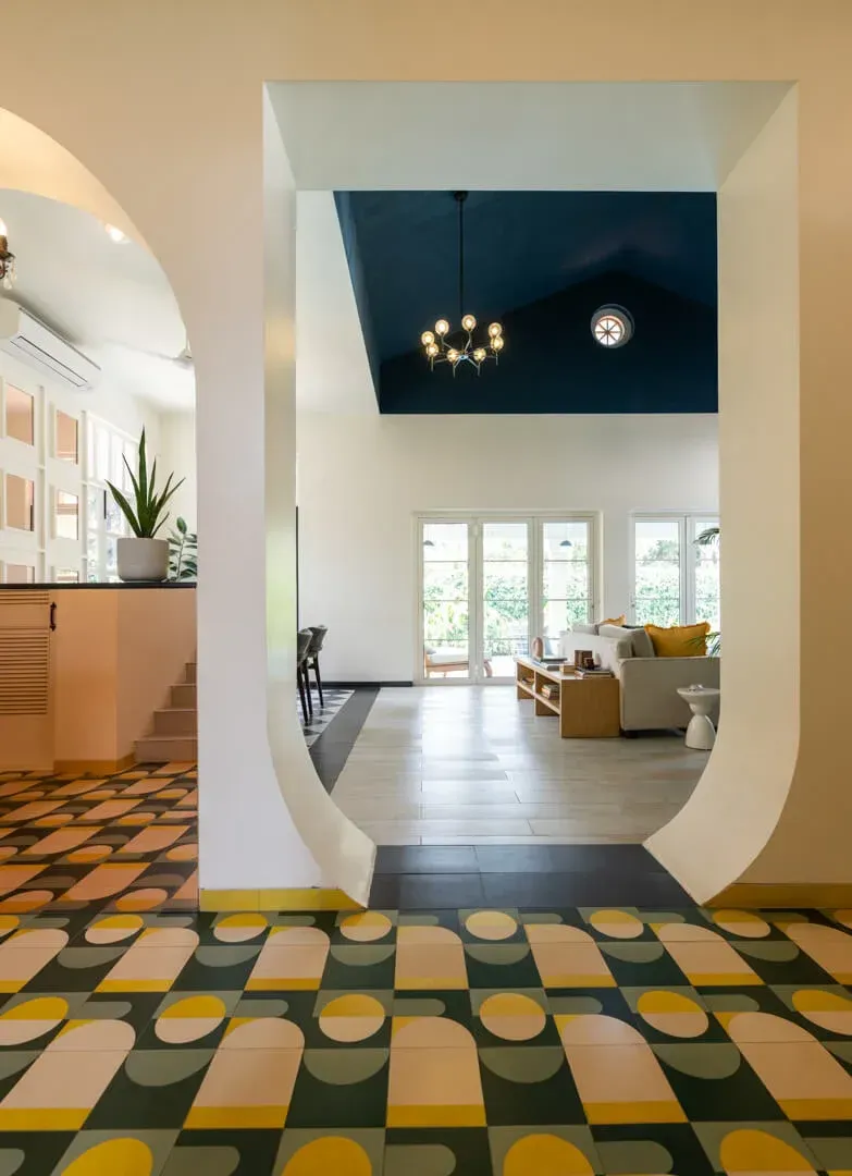 Entrance to Living Area - Regato D Villa in Goa | Lohono Stays