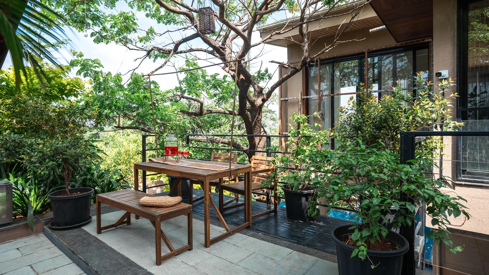 Outdoor Common Areas | Rigveda Villa | Lonavala