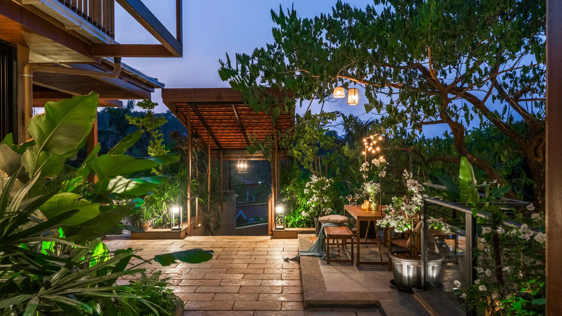 Evening Facades | Rigveda Villa | Lonavala