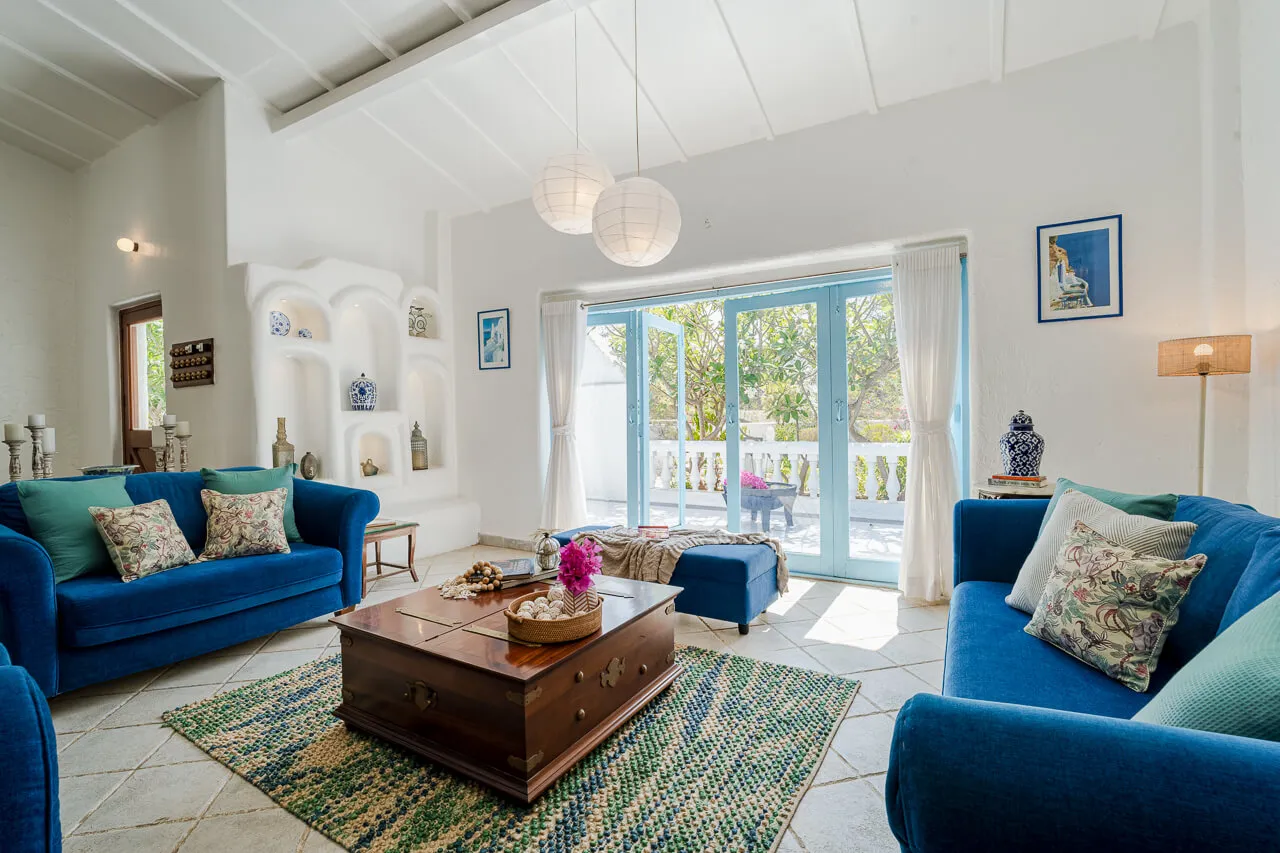 Living Room | Villa Santorini in Alibaug