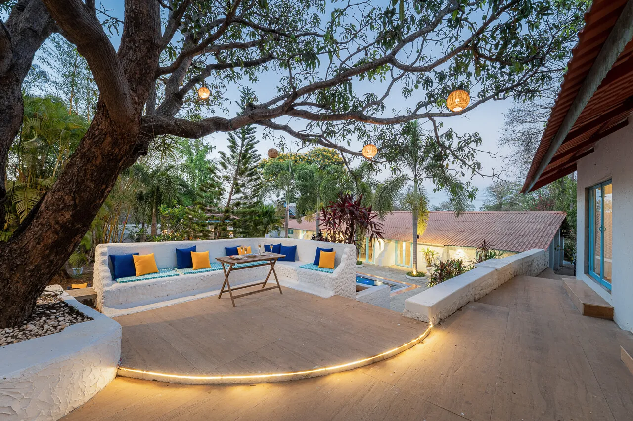 Outdoor Seating | Villa Santorini in Alibaug