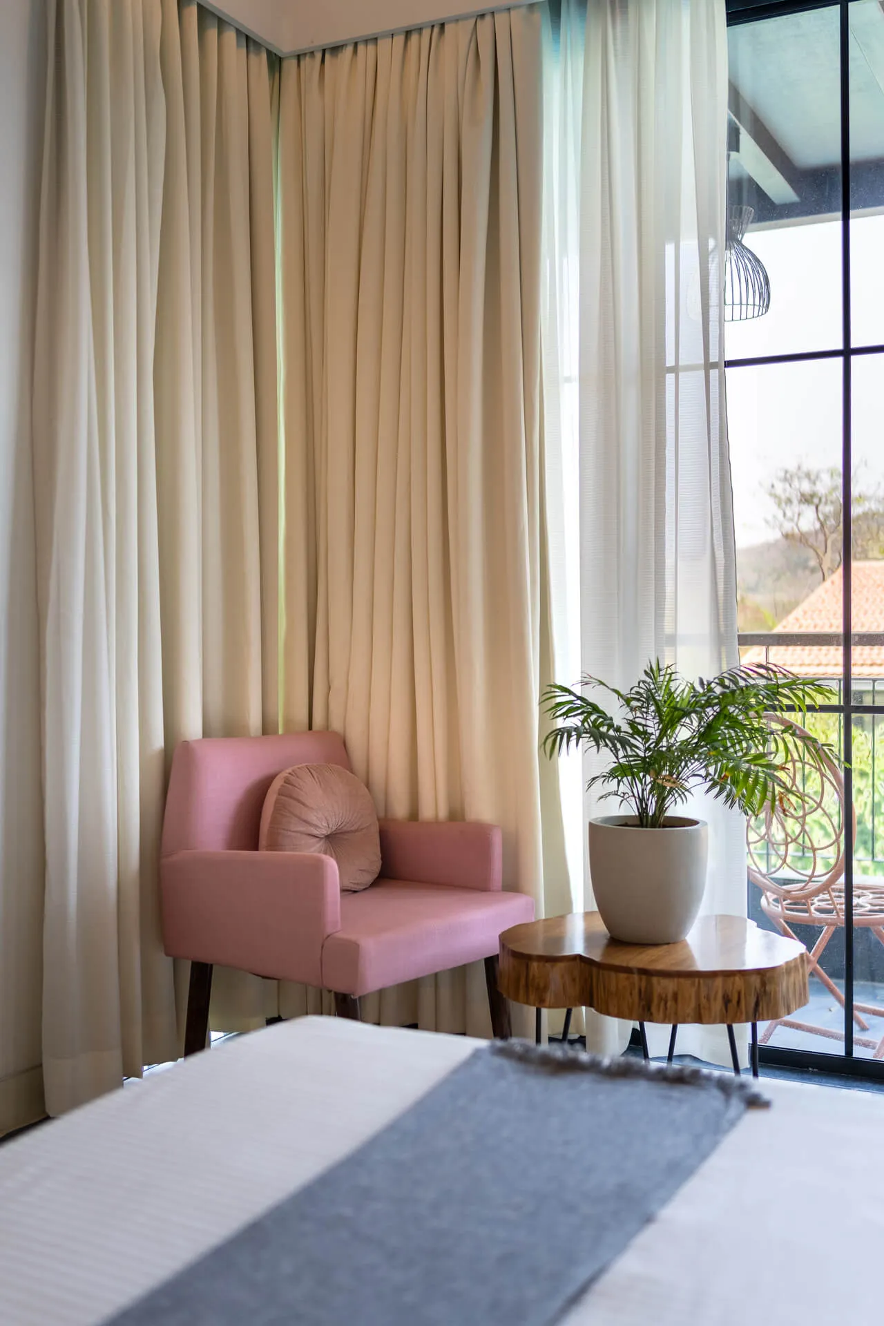 Bedroom Seating | Siena A - Villa In Alibaug | Lohono Stays
