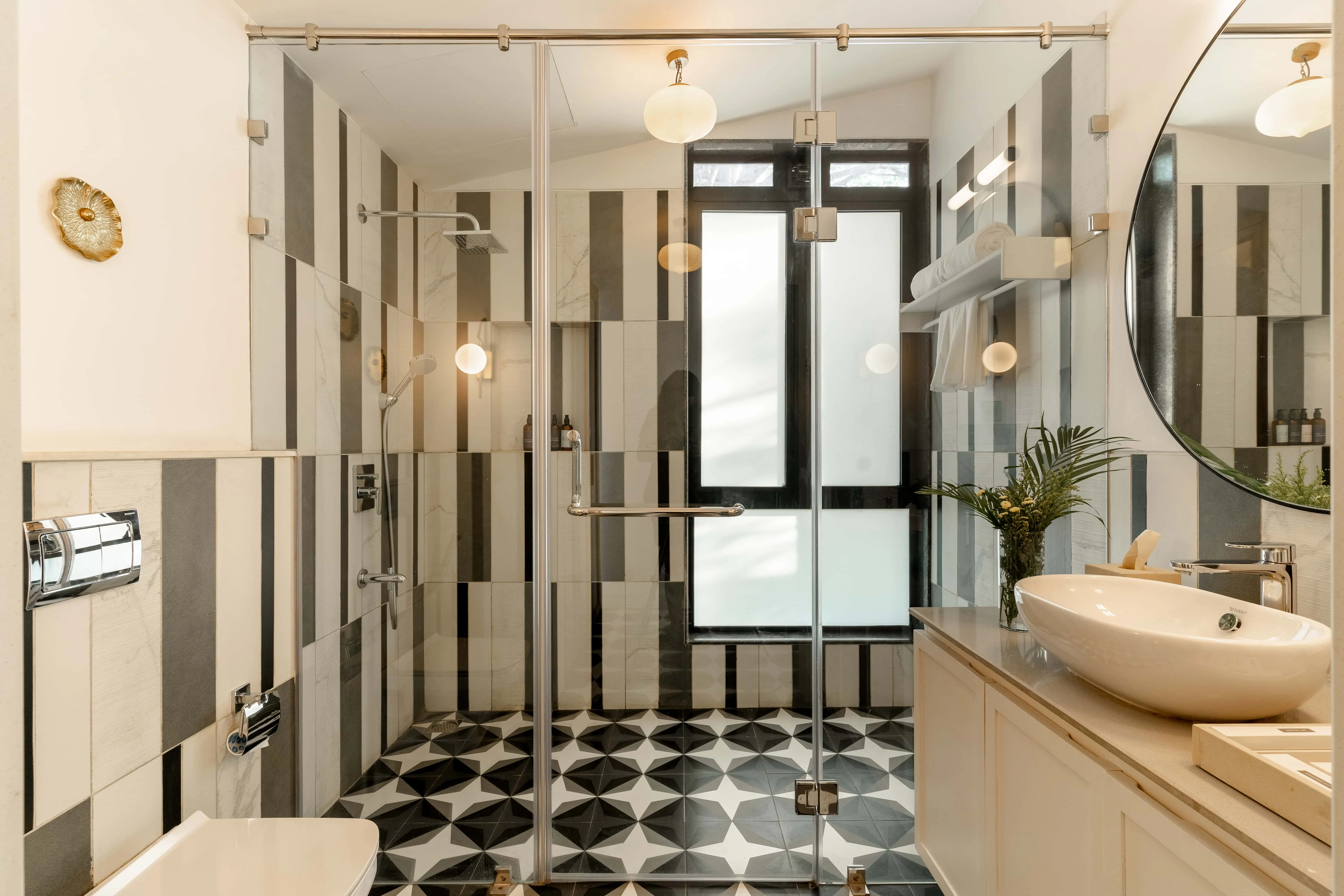 Bathroom 1 | Siena A - Villa In Alibaug | Lohono Stays