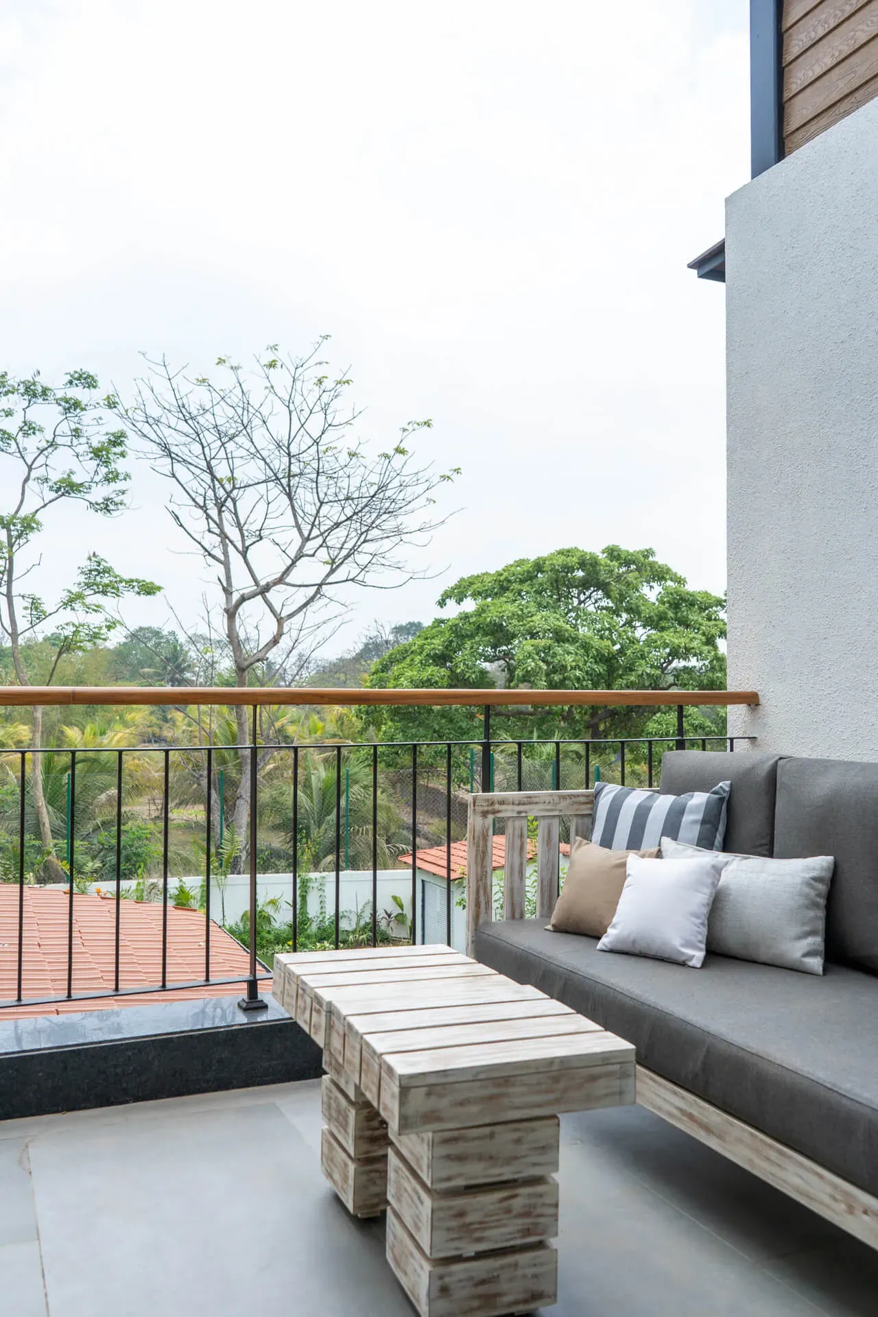 Balcony Area | Siena Villa B by Lohono Stays