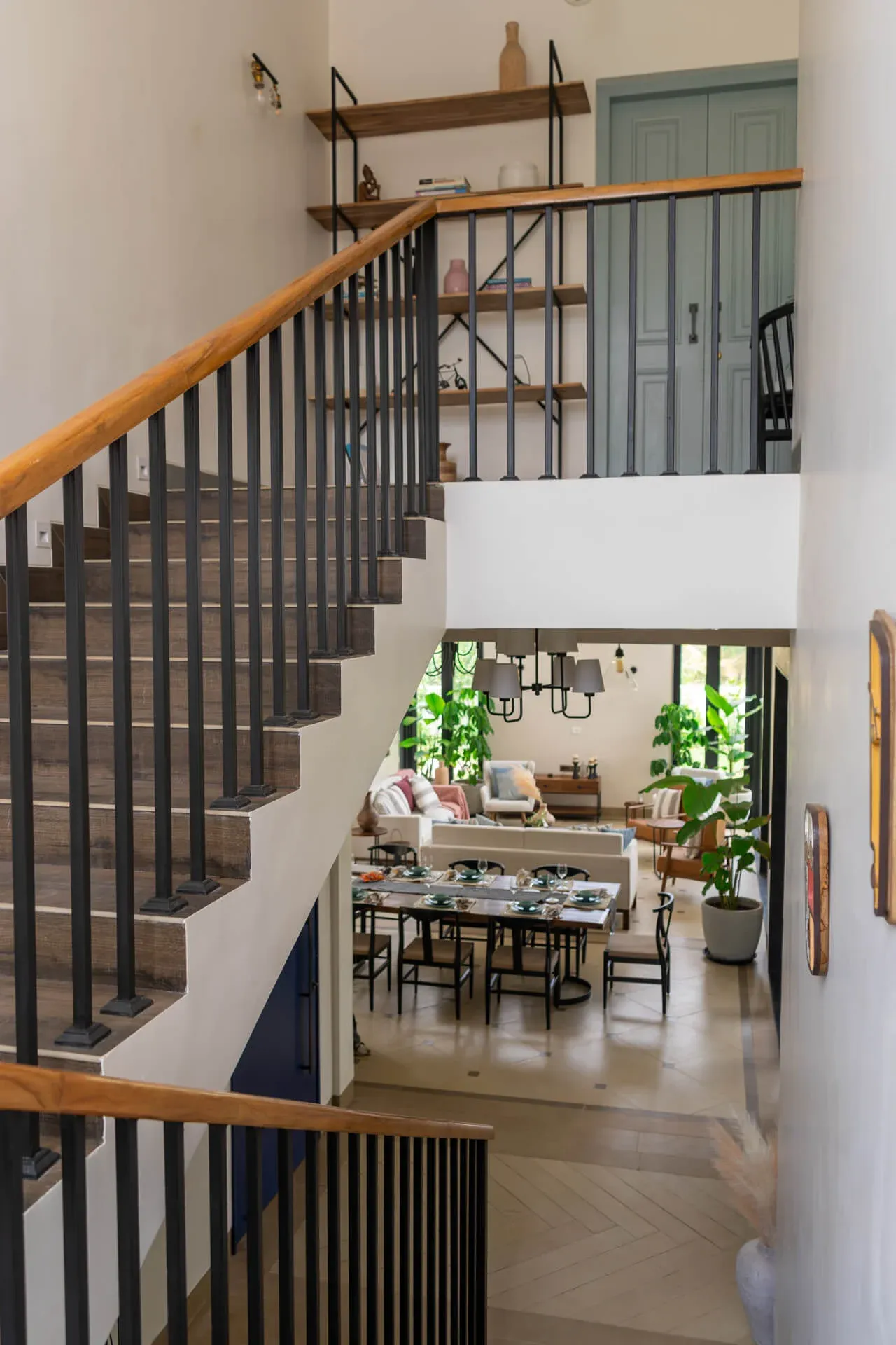 Staircase | Siena B | Private Villa by Lohono Stays