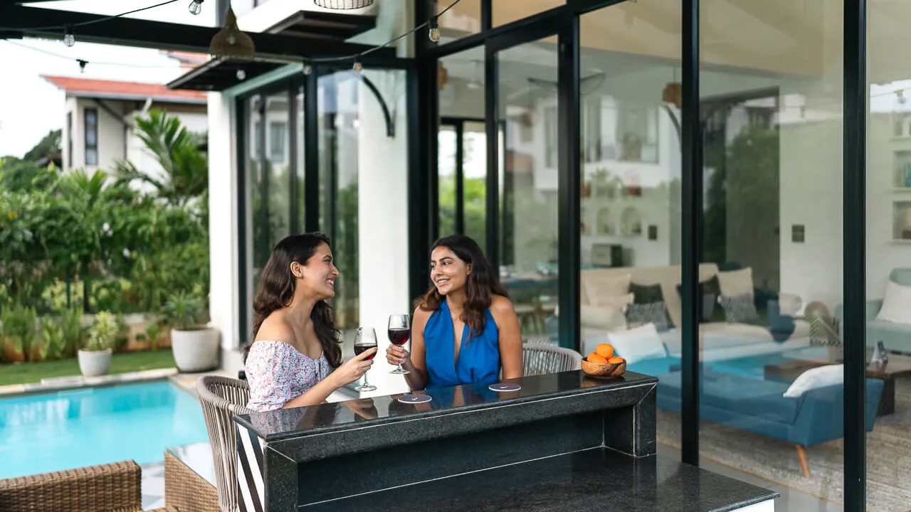 Outdoor Bar Area | Siena Villa F | Lohono Stays