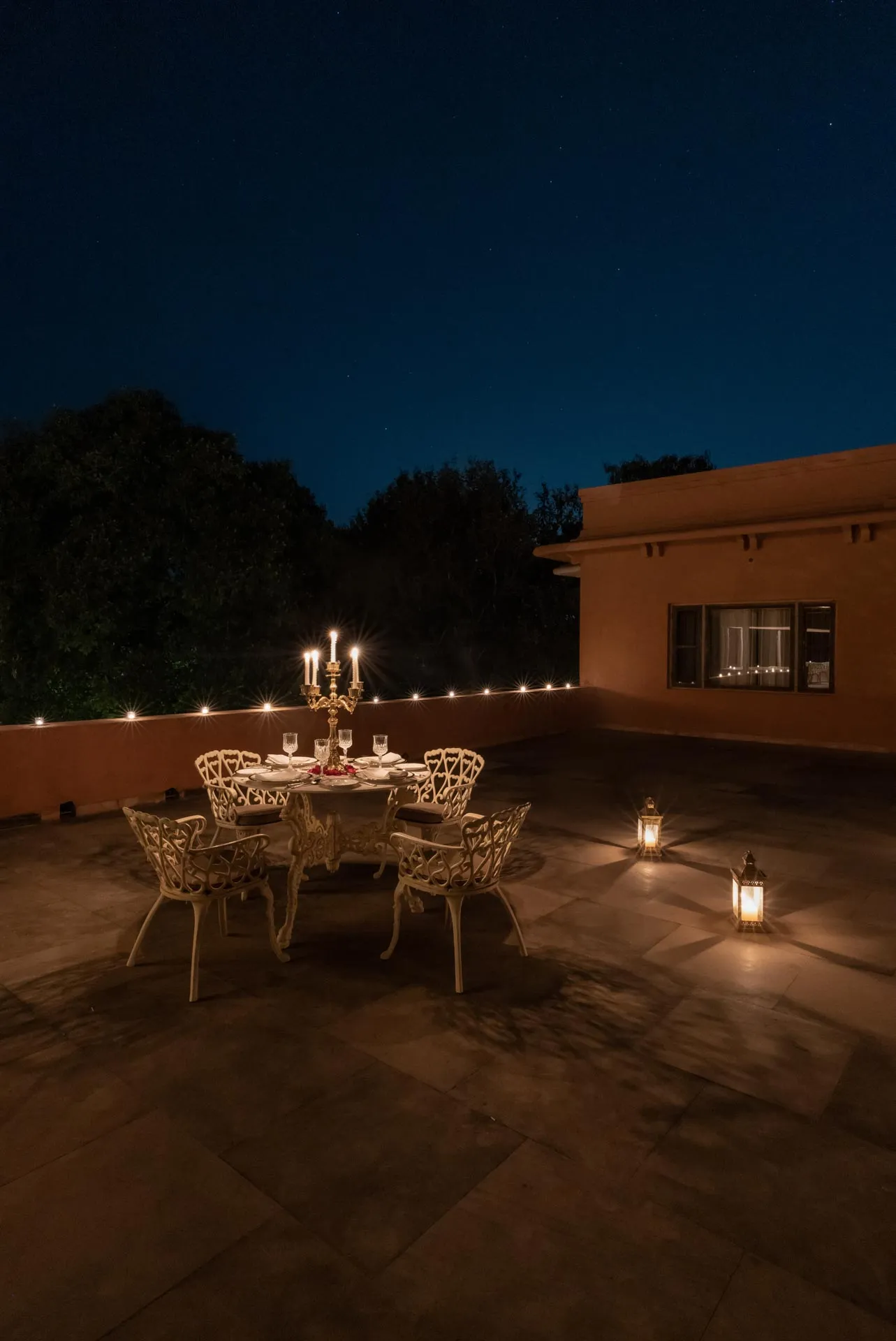 Srinivas - The Royal Residence - Starry night dinner