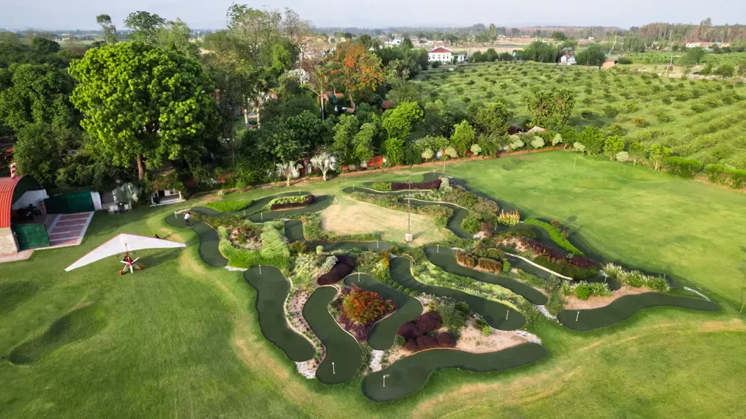 Mini Golf Aerial View | The Homestead | Jim Corbett