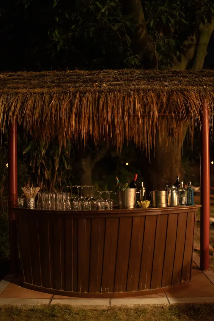 Outdoor Bar Area | The Homestead | Jim Corbett