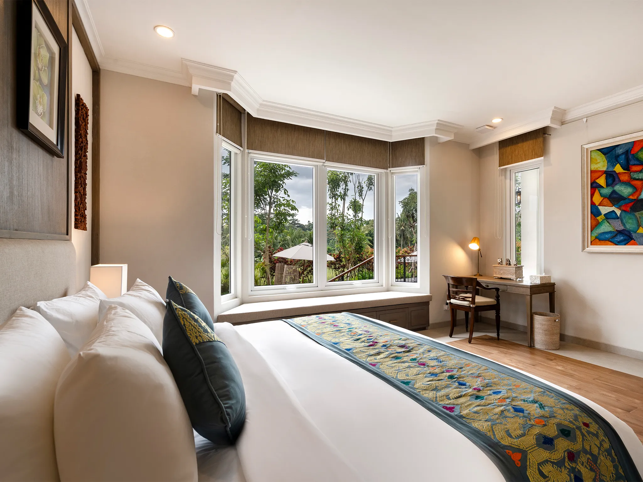 Pala Ubud - Villa Sanghyang - Calming guest bedroom