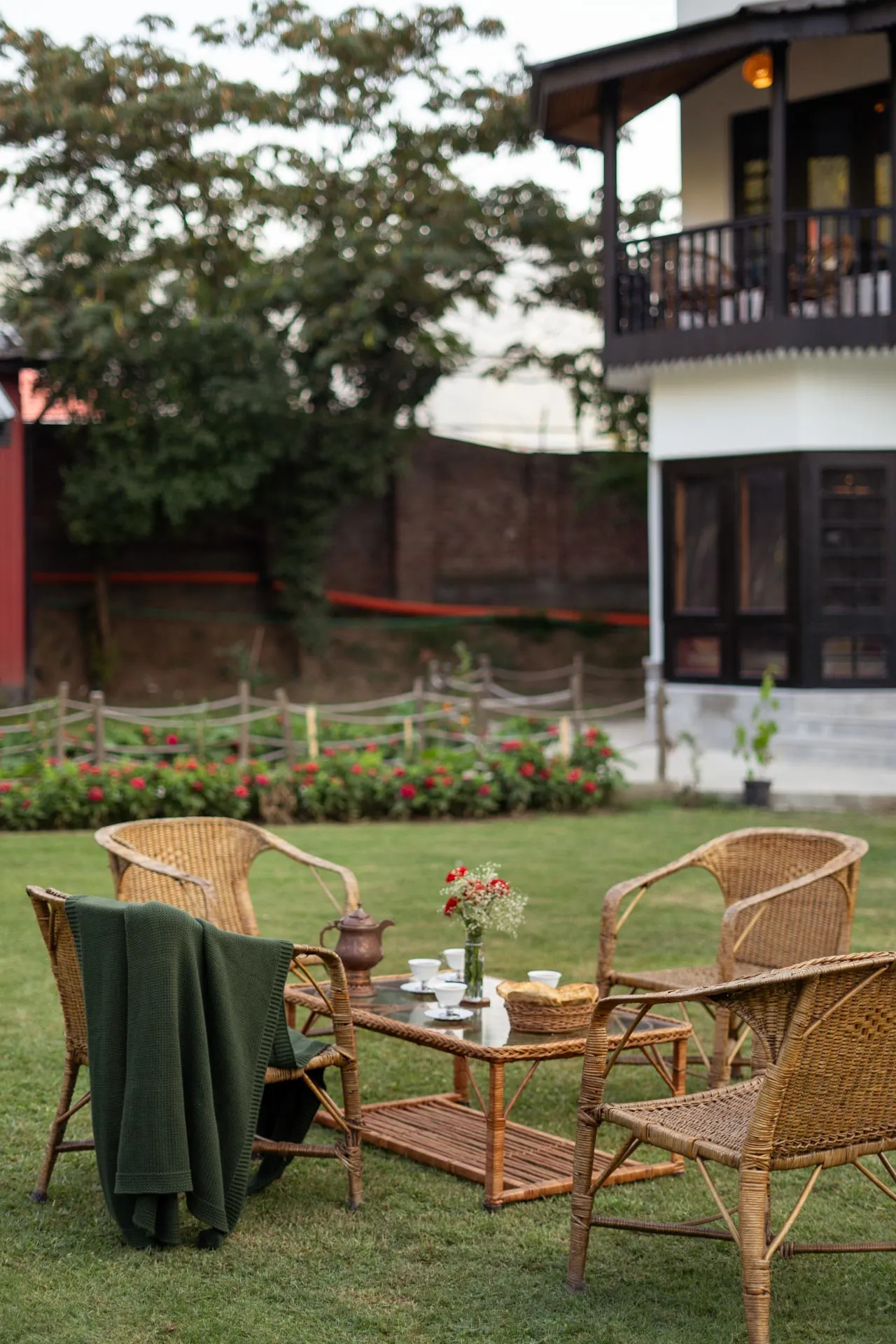 Zaznar - The Red Cottage - Tea on the lawn