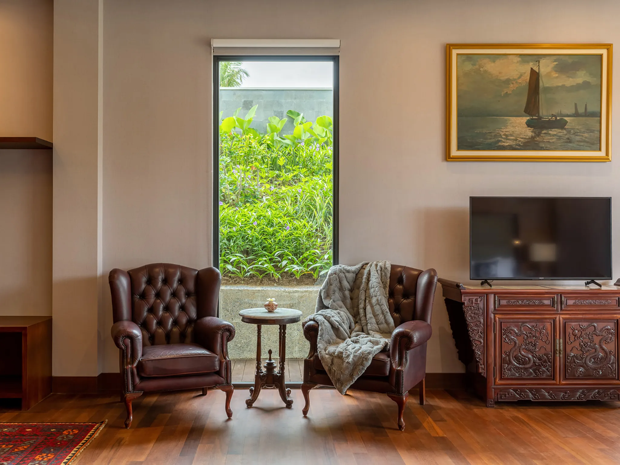 Tirtha Bayu Villa I - Intimate reading corner