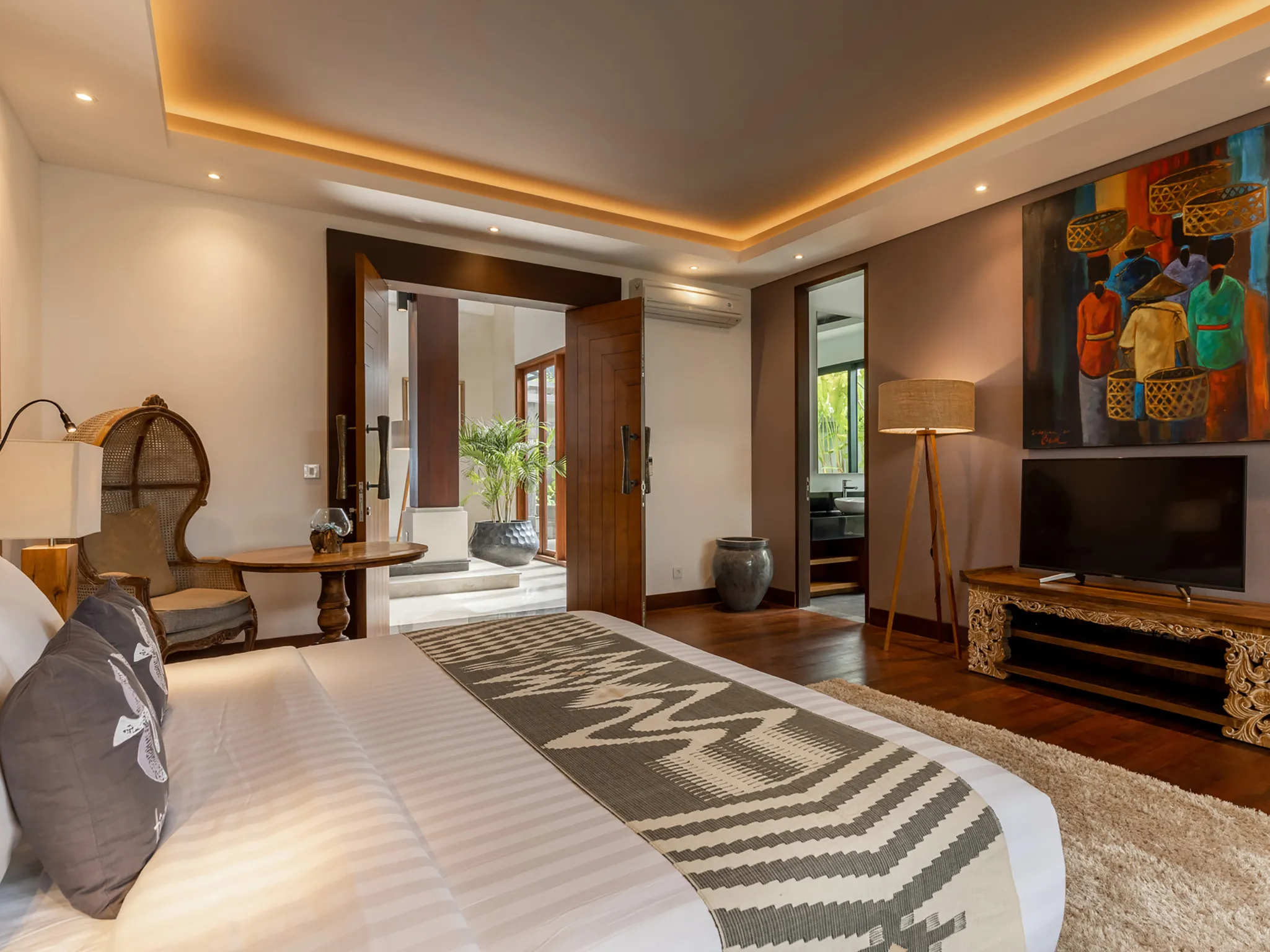 Tirtha Bayu Villa I - Thoughtfully designed guest bedroom