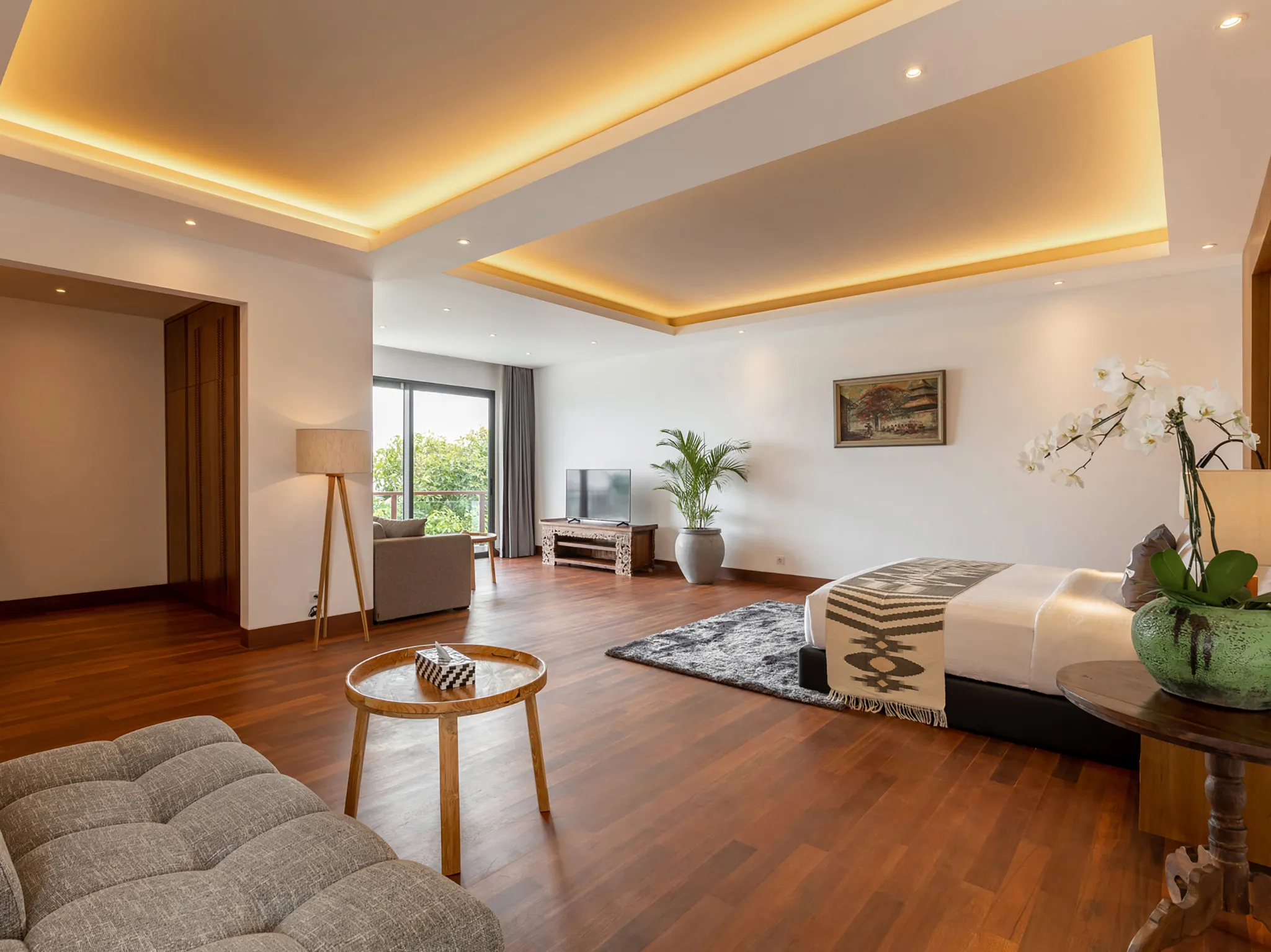 Tirtha Bayu Villa I - Single bed in room