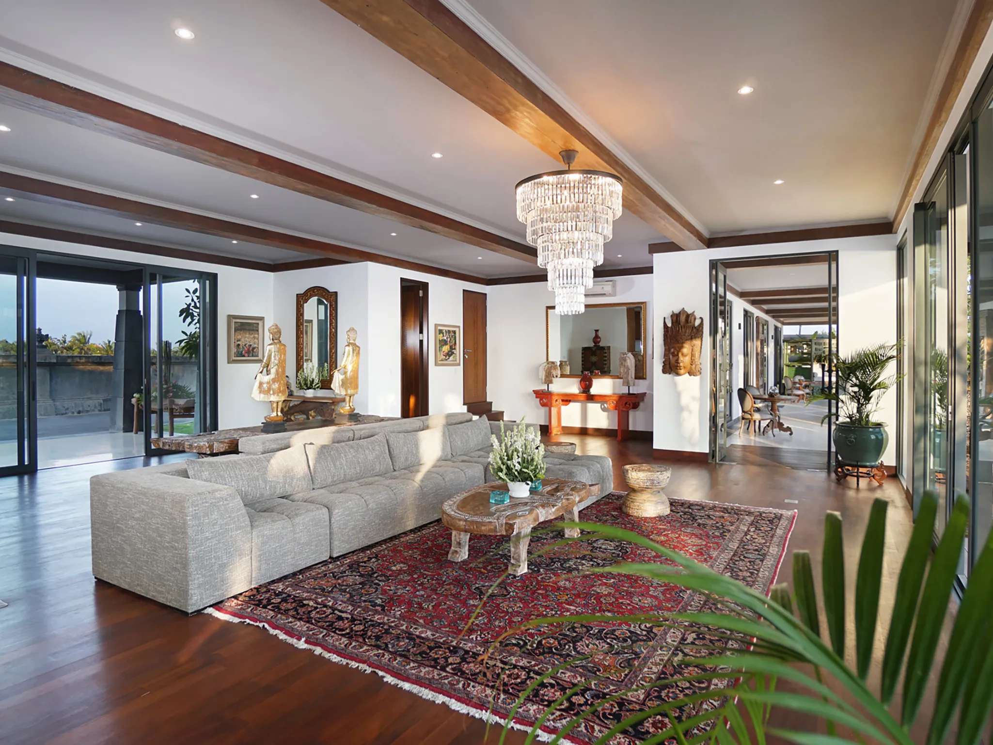 Tirtha Bayu Villa II - Living room layout