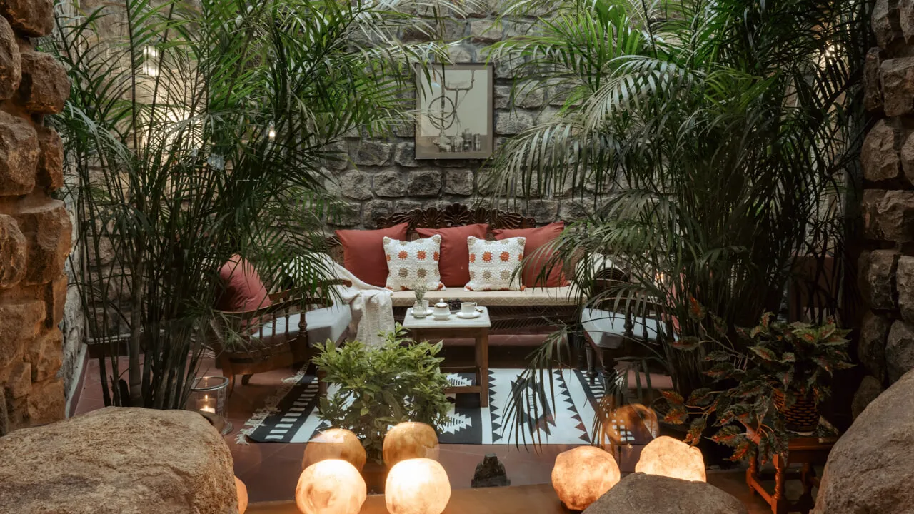 Common Seating Area | Valora Estate by Lohono Stays 