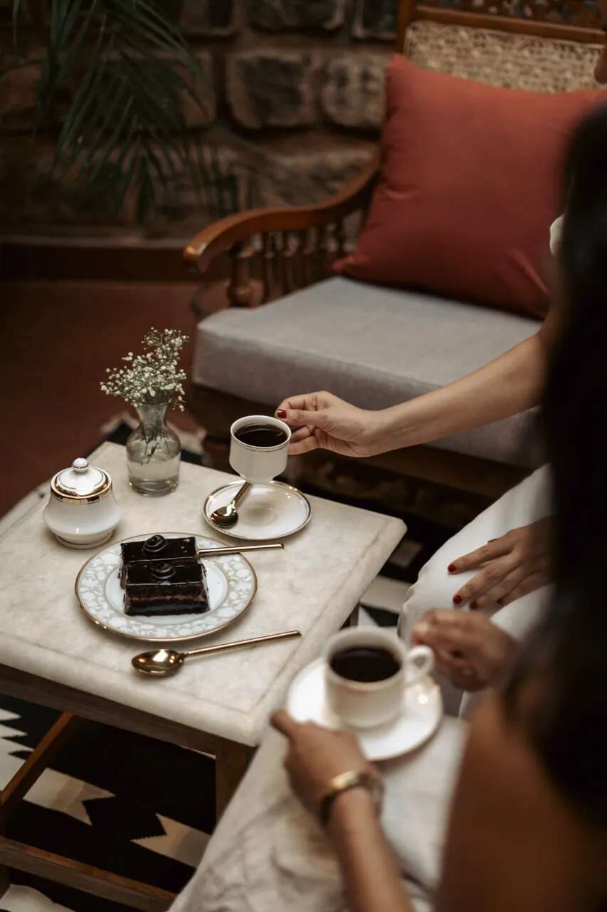 Hi-Tea Set-up | Valora Estate by Lohono Stays
