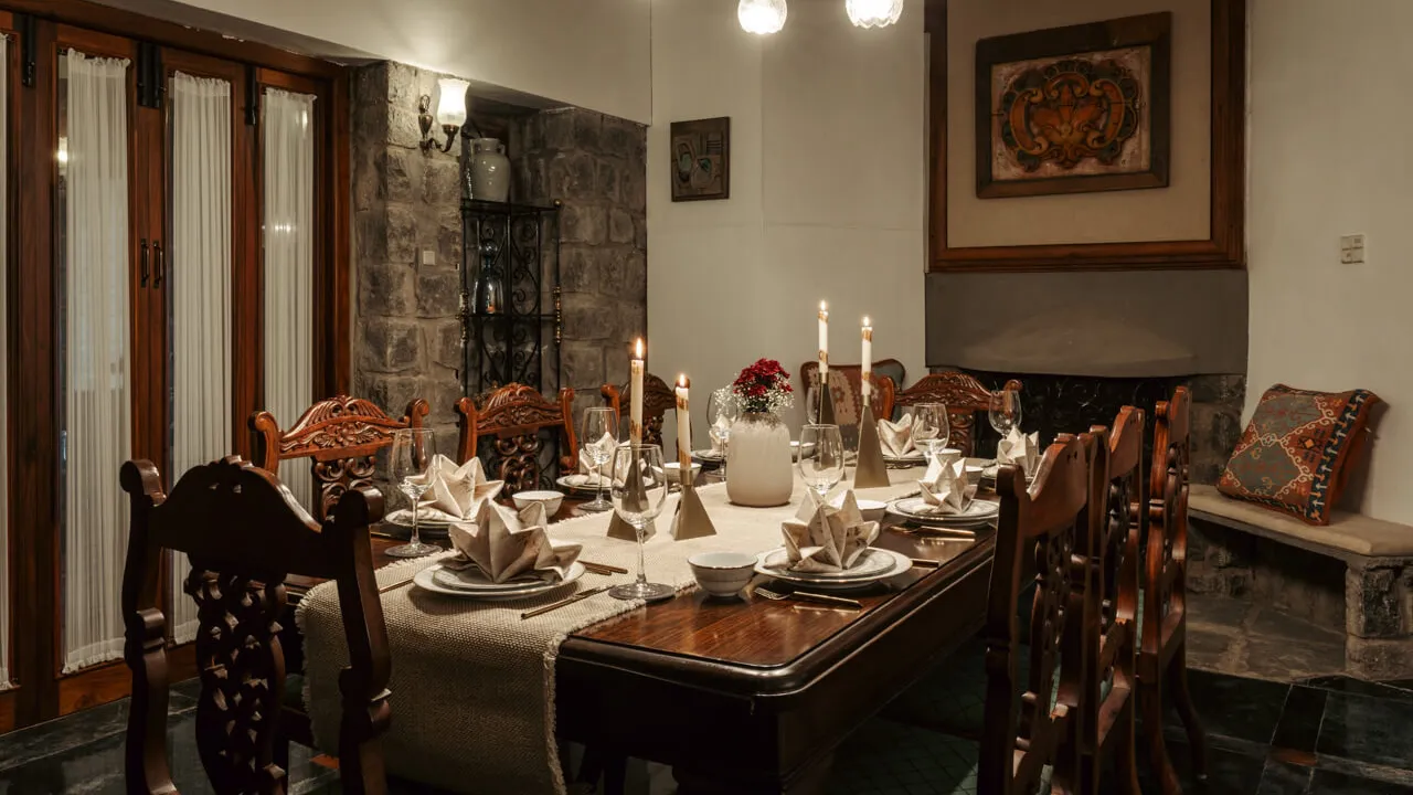 Dining Area | Valora Estate by Lohono Stays 