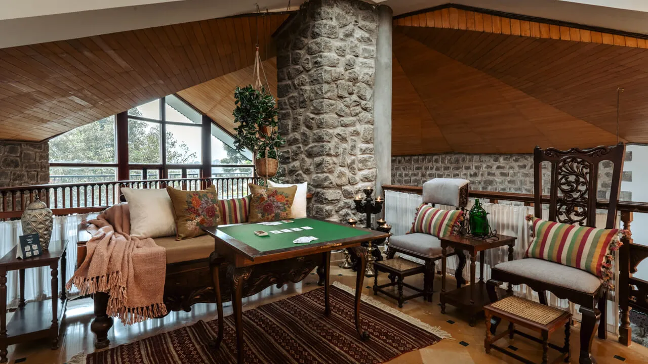 First Floor Common Area | Valora Estate by Lohono Stays