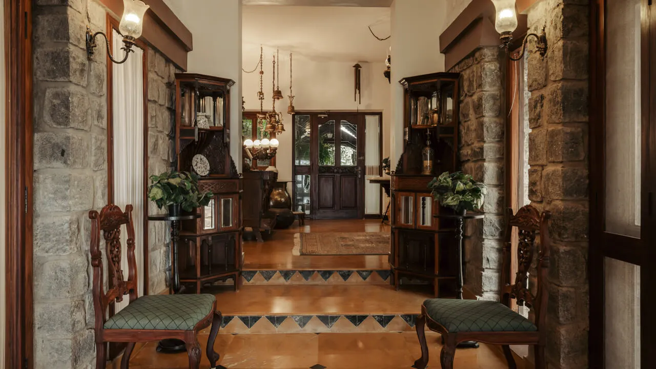 Ground Floor Lobby | Valora Estate by Lohono Stays