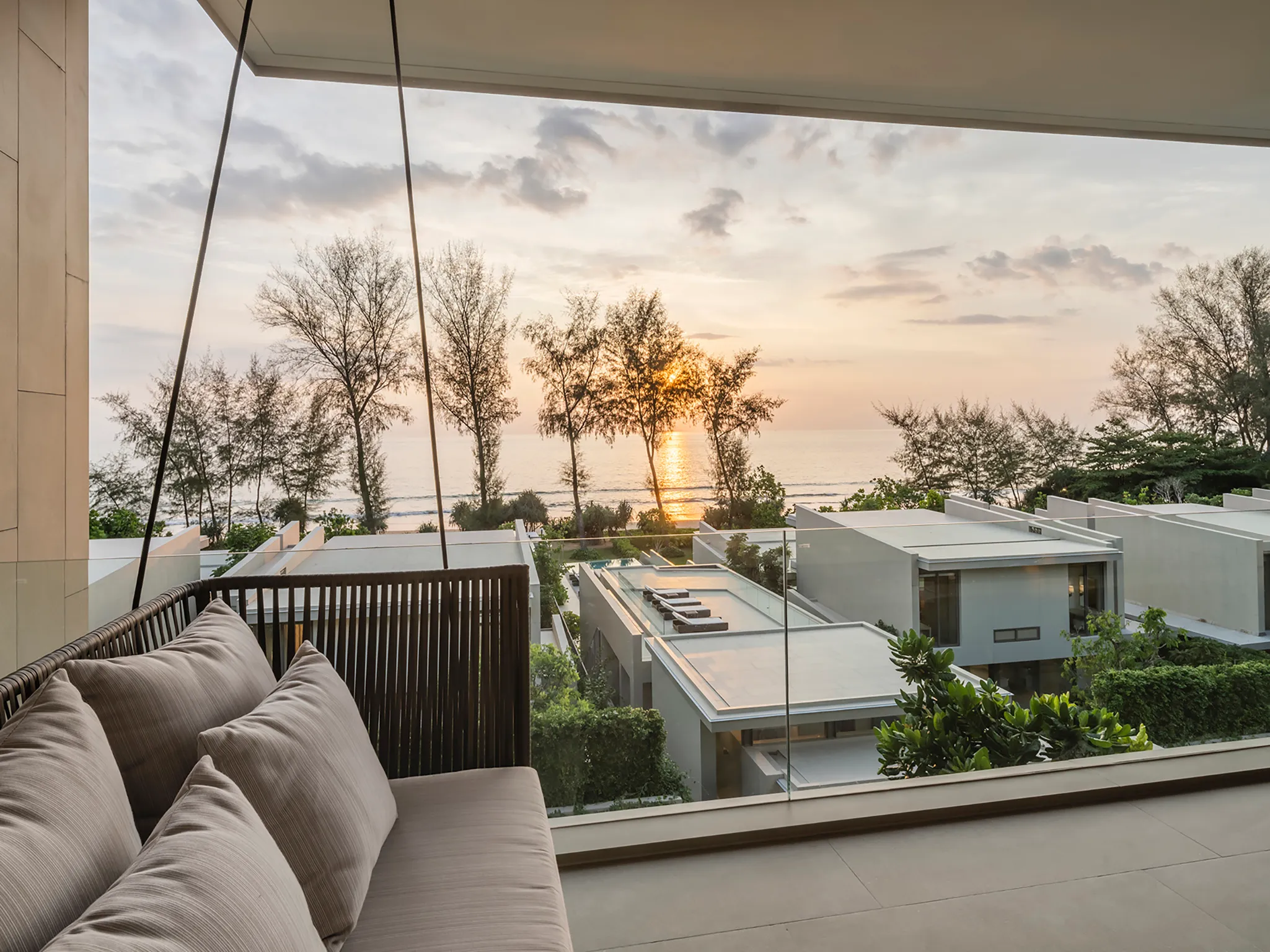 Veyla - Sea Villa - Sunset at the villa
