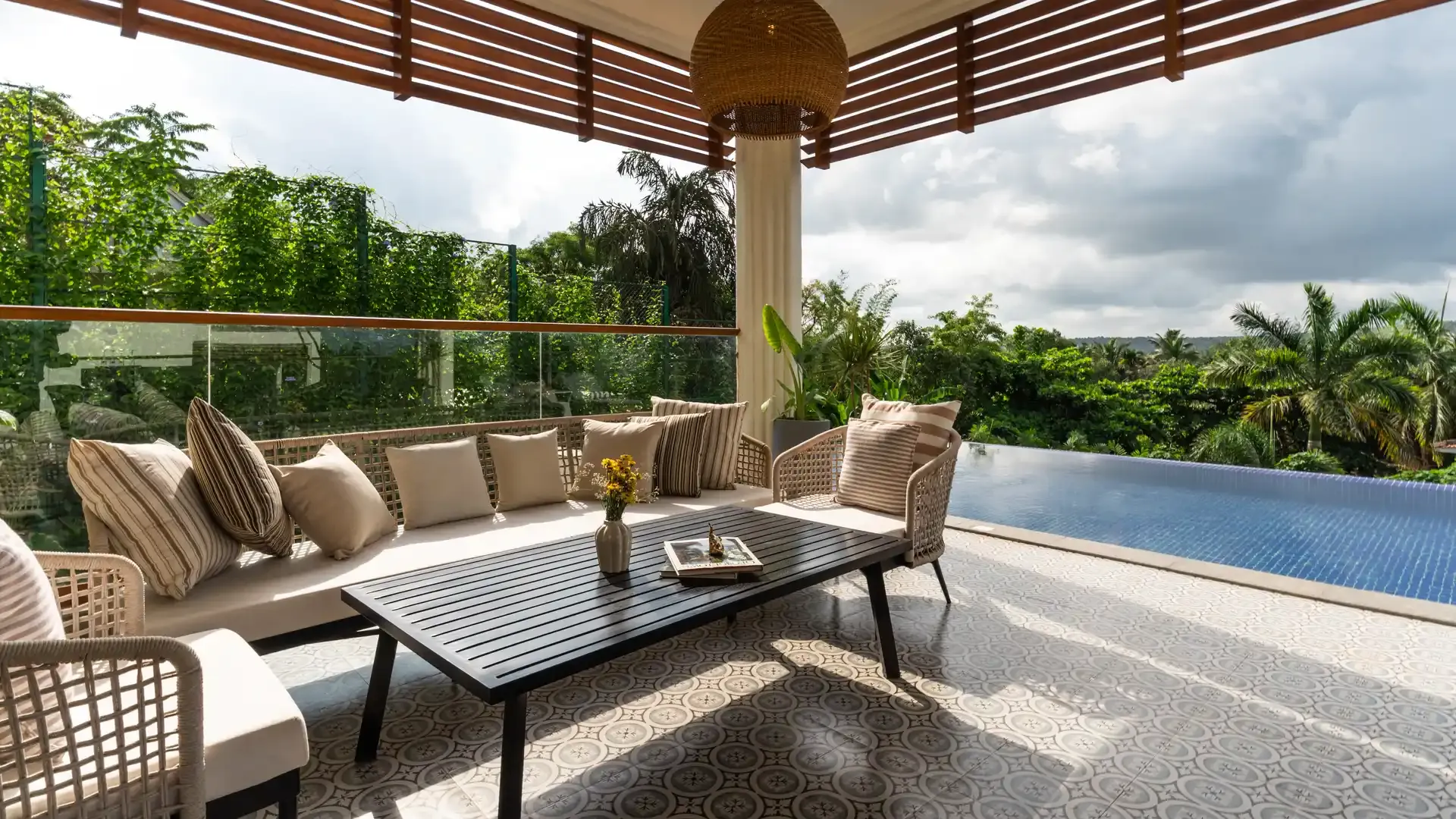 Poolside Lounging | Azora Villa, Goa