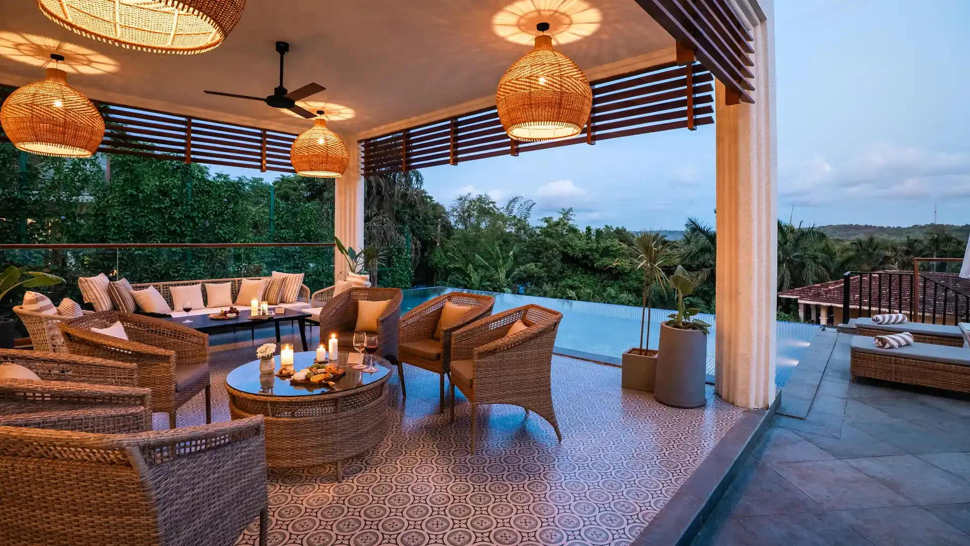 Poolside Lounging | Azora Villa, Goa