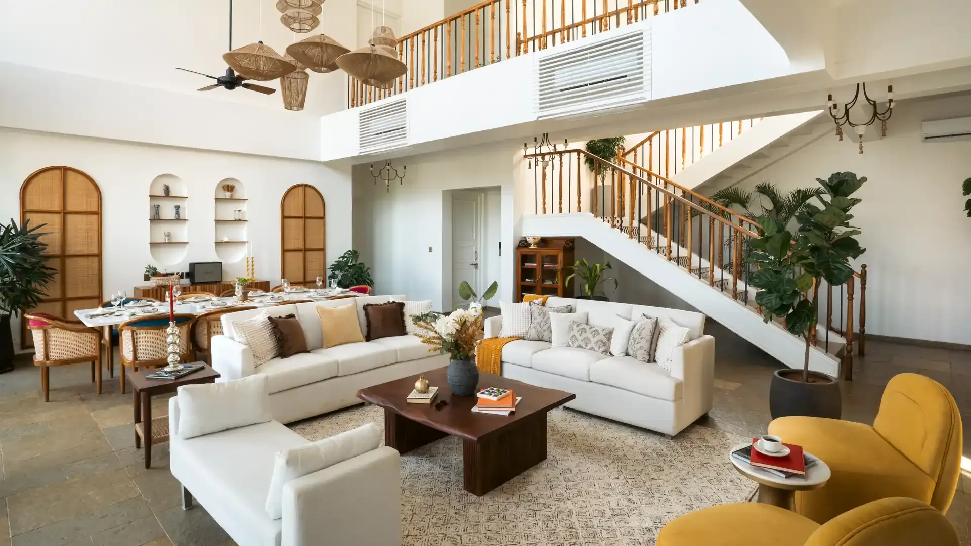 Living Room | Azora Villa, Goa