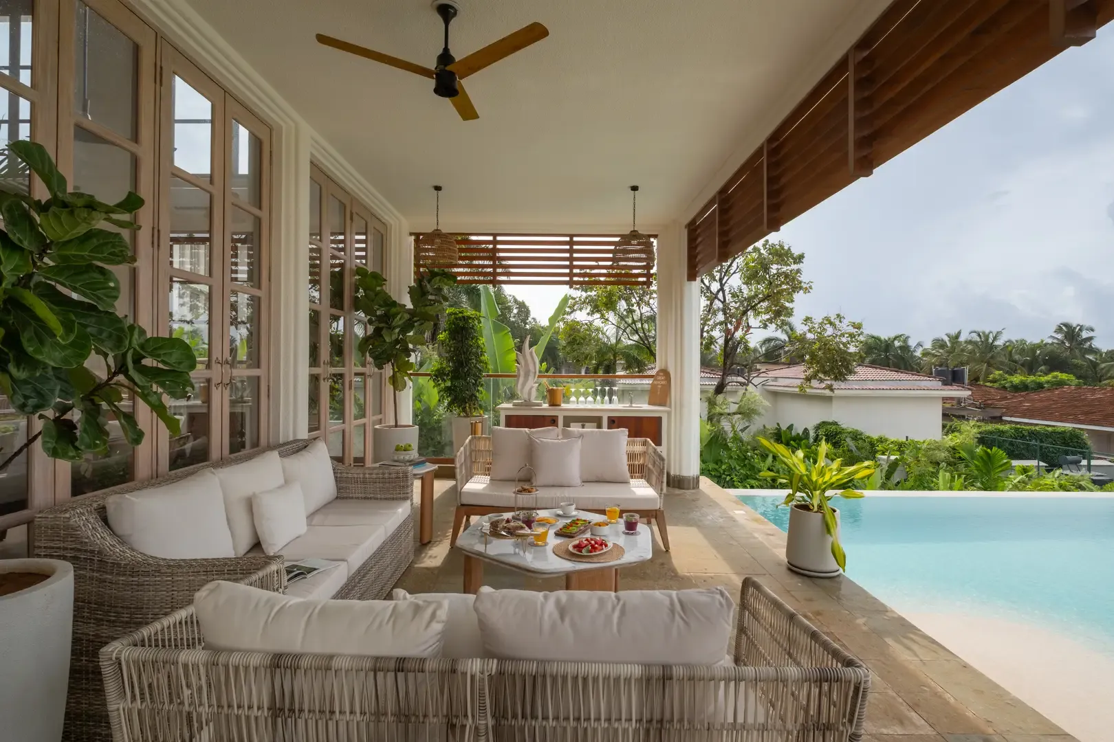 Poolside Lounging | Villa Clara, Goa