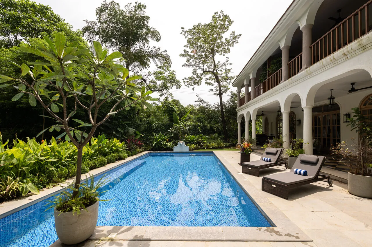 Pool Area | Villa Floresta by Lohono Stays