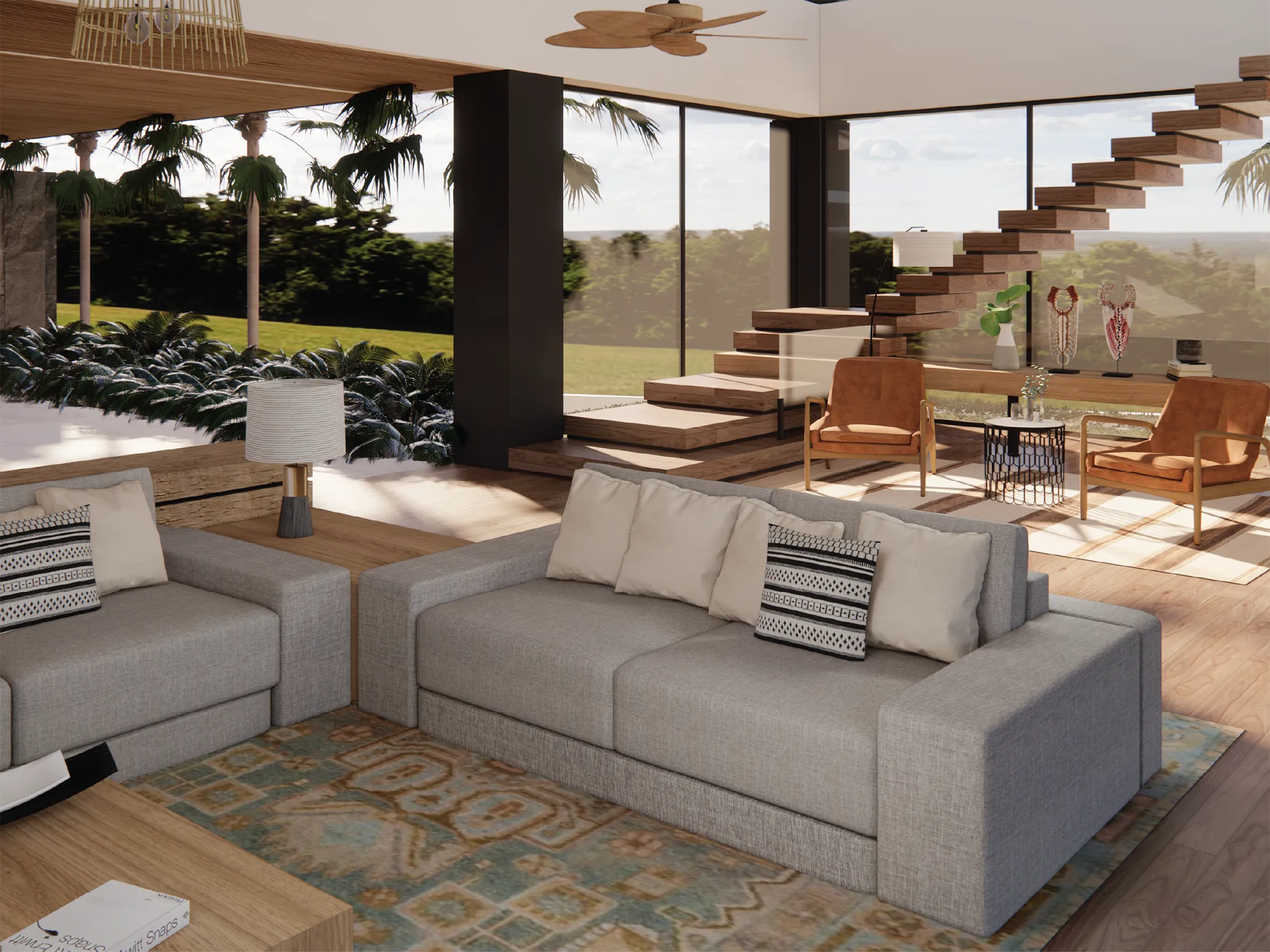 Villa Nica - Living room design
