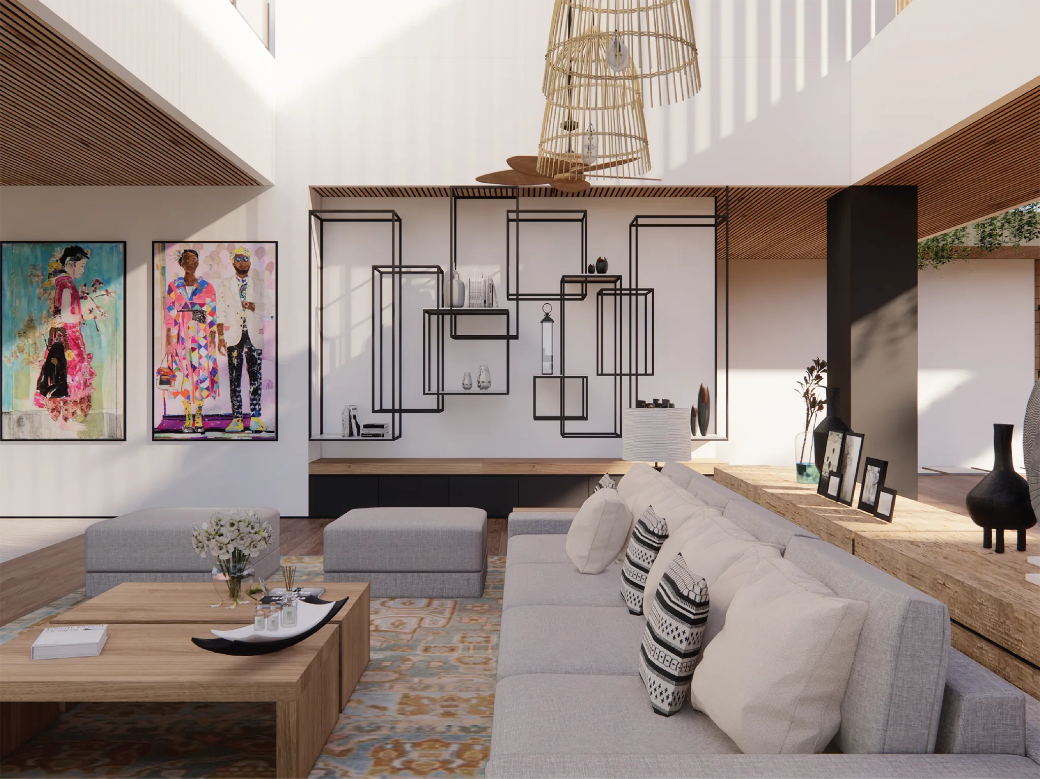 Villa Nica - Living room details