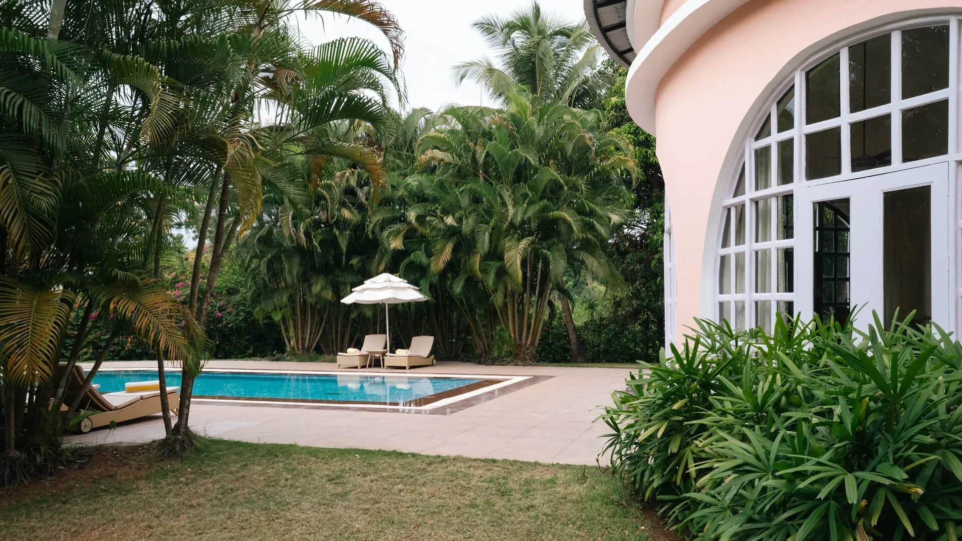 Poolside Garden | Villa in South Goa | Luxury villas in Goa