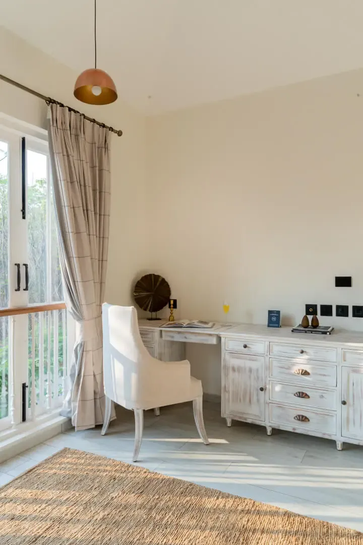 Bedroom 3 Study | Vitalda Serenity Villa, Goa