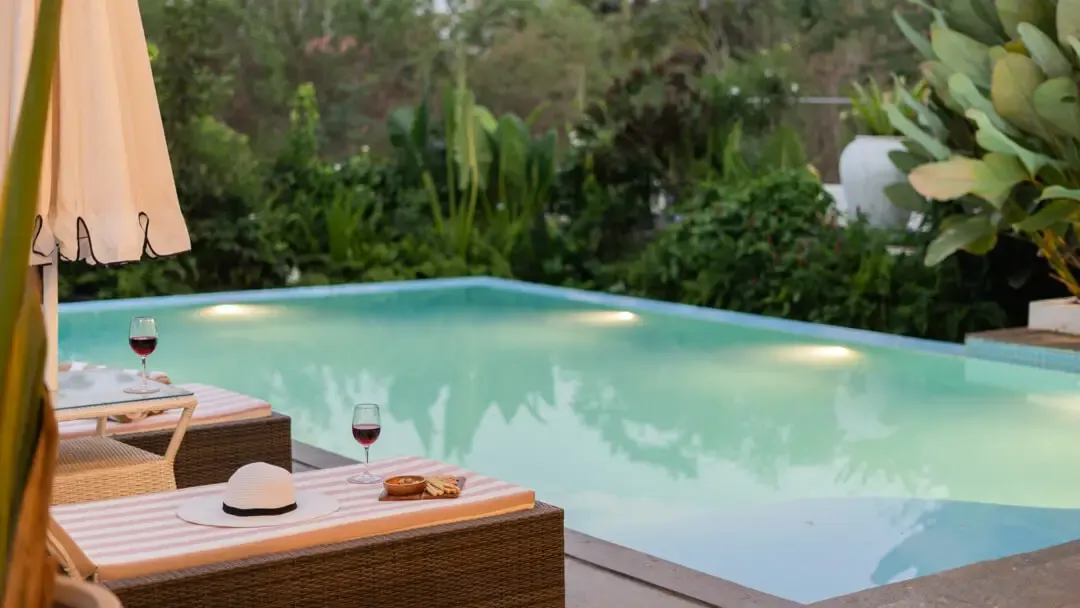 Poolside Lounging | Vitalda Serenity Villa, Goa