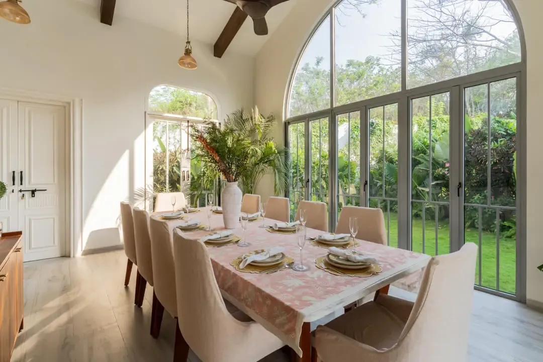 Dining Area | Vitalda Serenity Villa, Goa