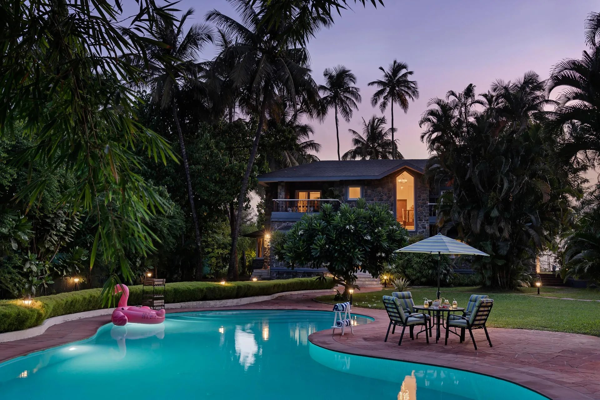 Waves - Poolside in the evening