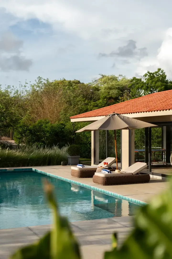 Poolside Lounging | Whispering Dew, Alibaug