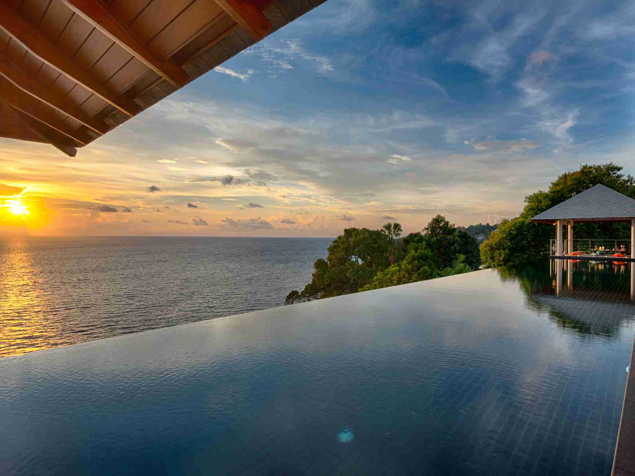 Baan Paa Talee - Sunset by the pool