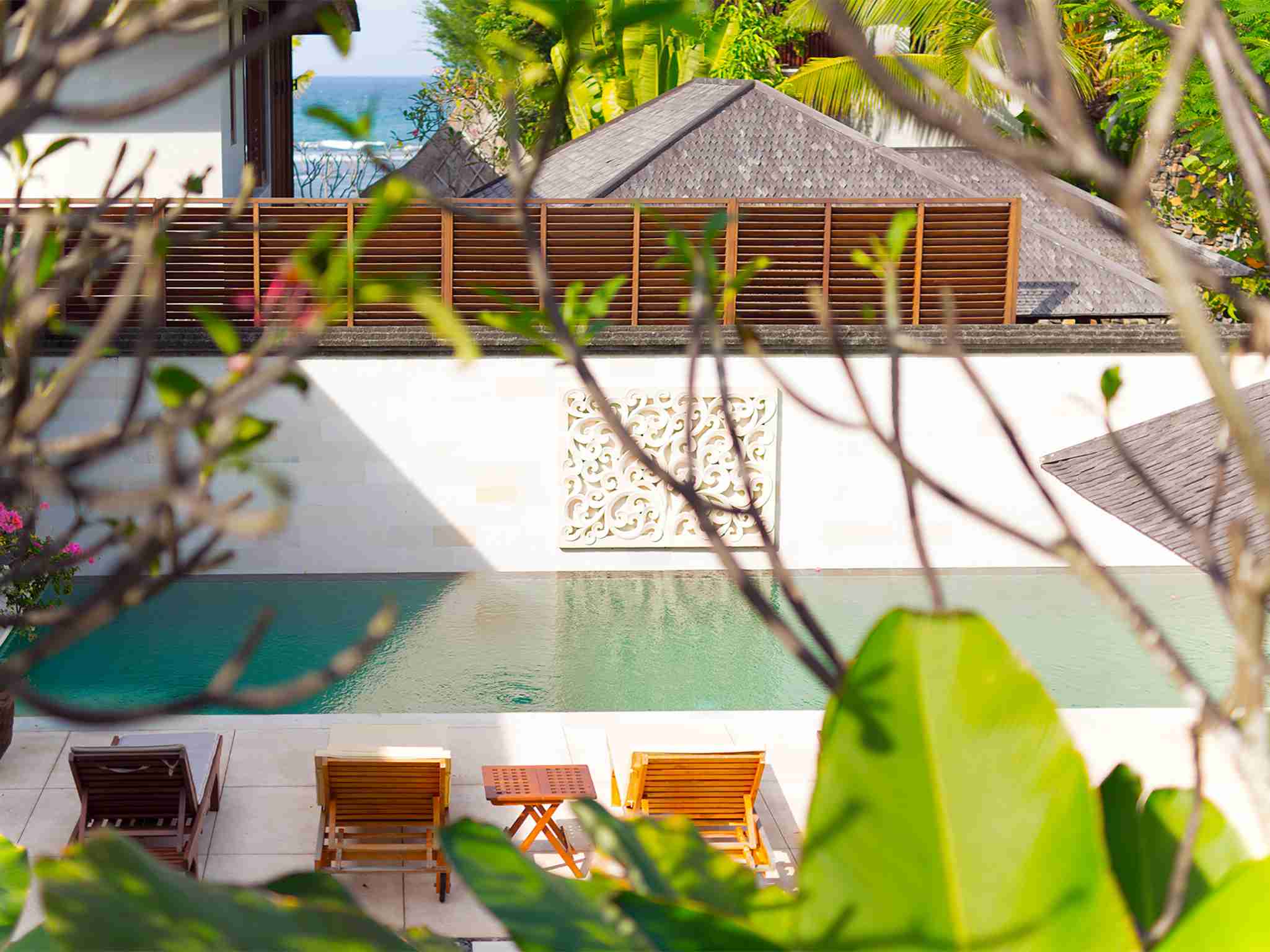 Villa Bayu Gita Residence - Pool to sea view