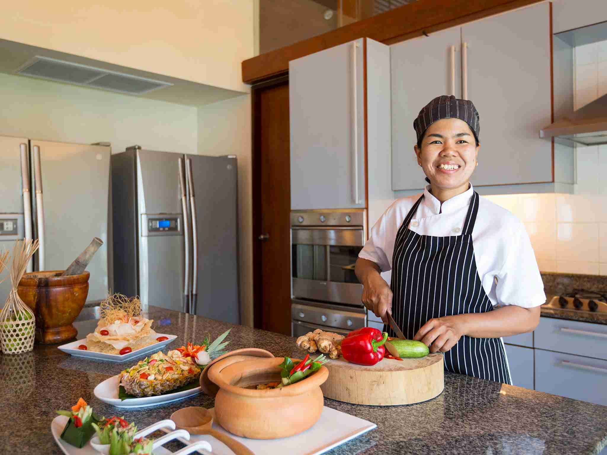 Villa Shanti - Our happy chef