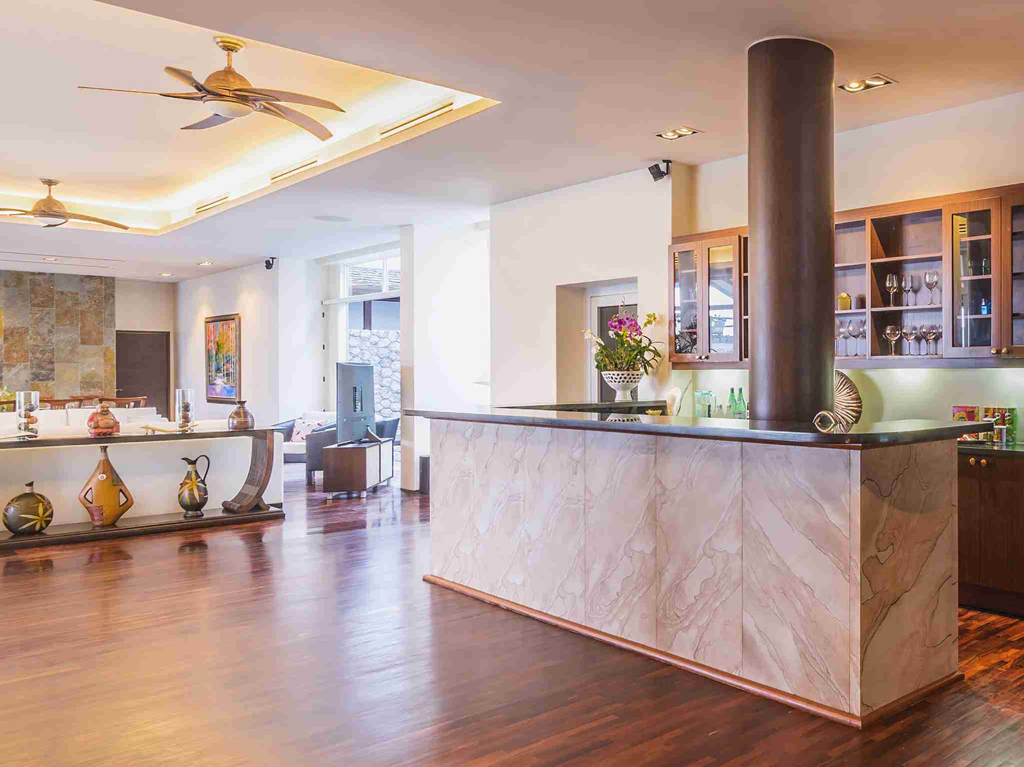 Villa Amanzi - Entertaining spaces