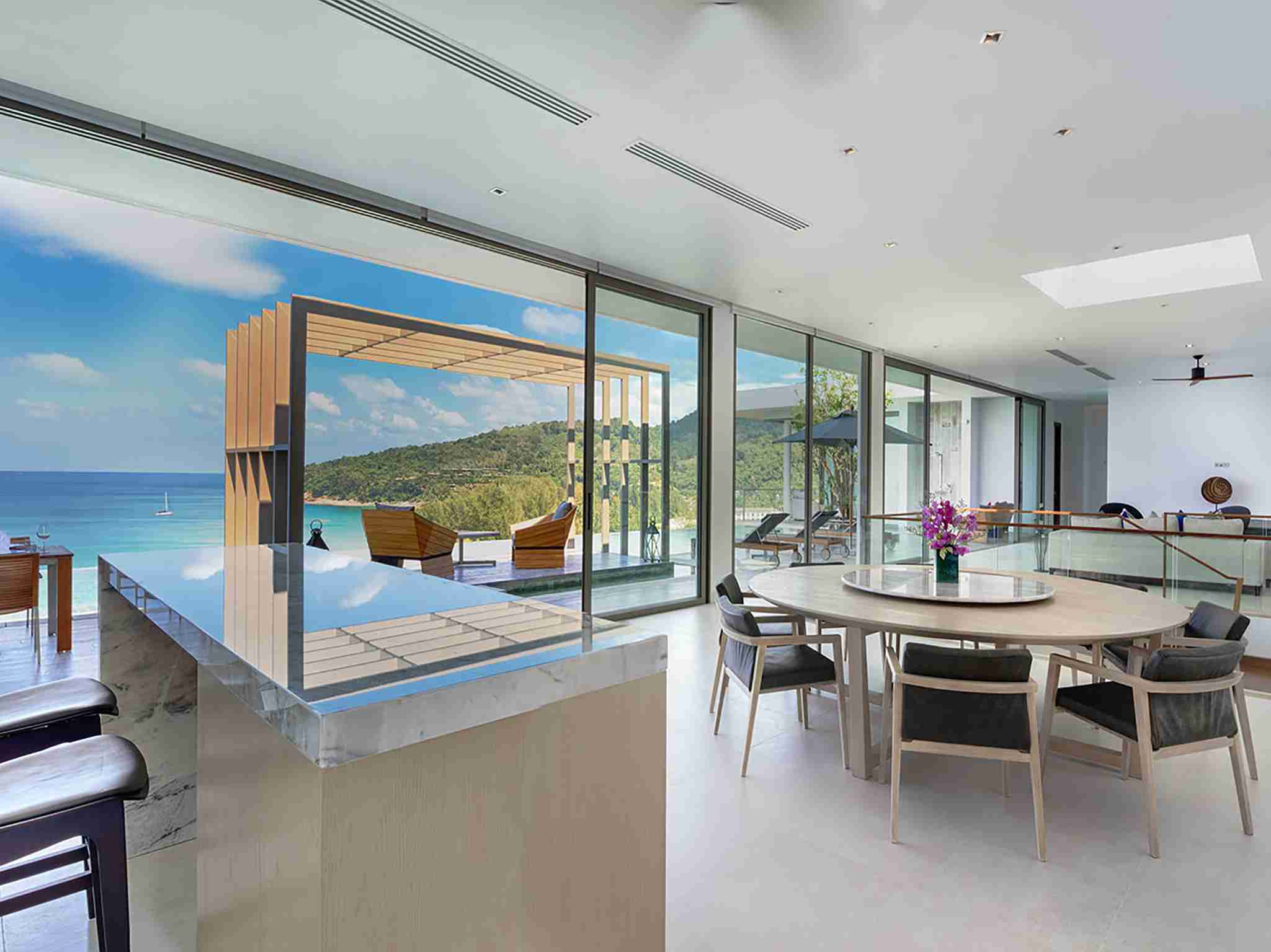 Malaiwana Penthouse - Living spaces