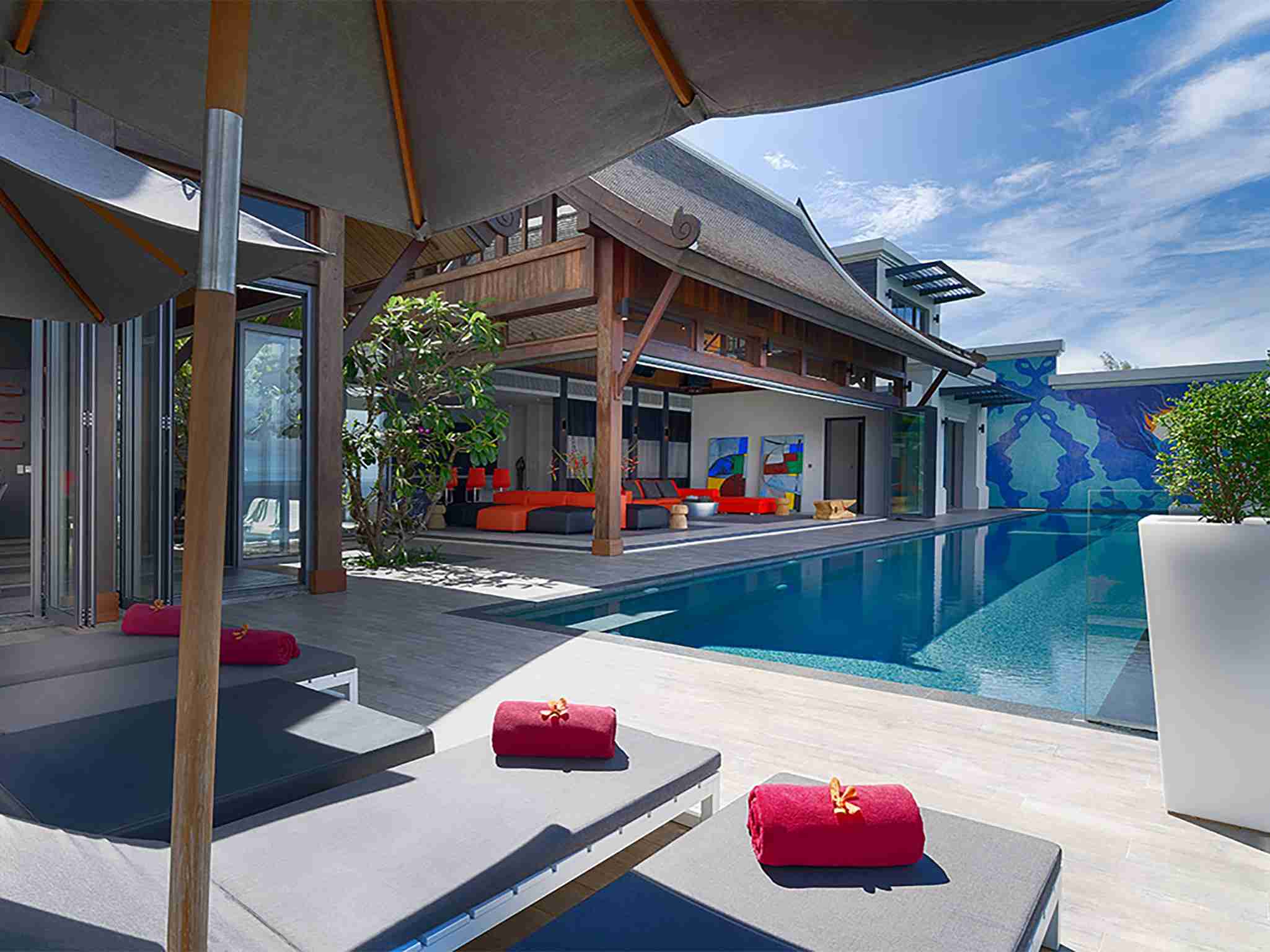 Malaiwana Villa M - Pool view