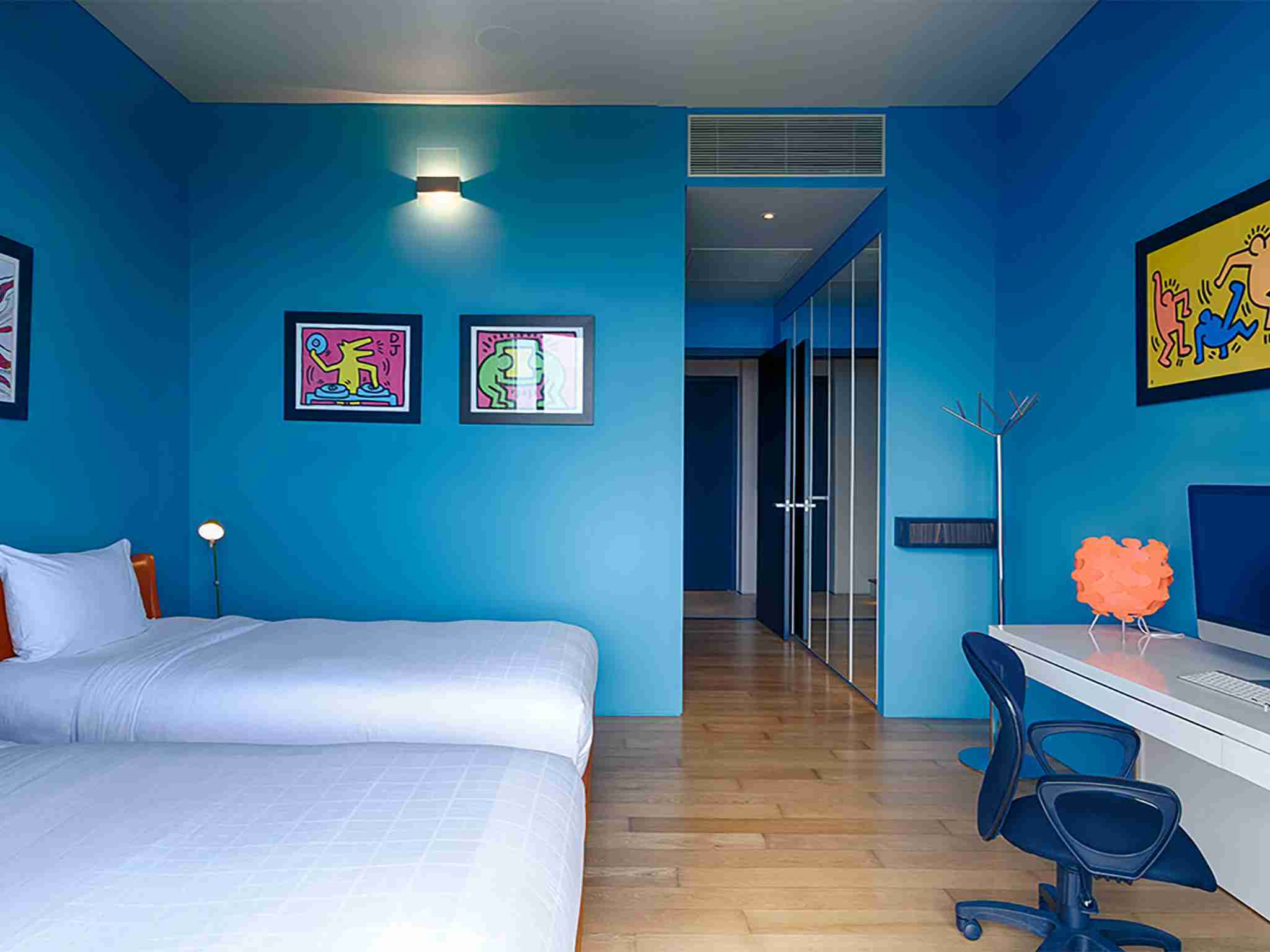 Malaiwana Villa M - Twin bedroom features