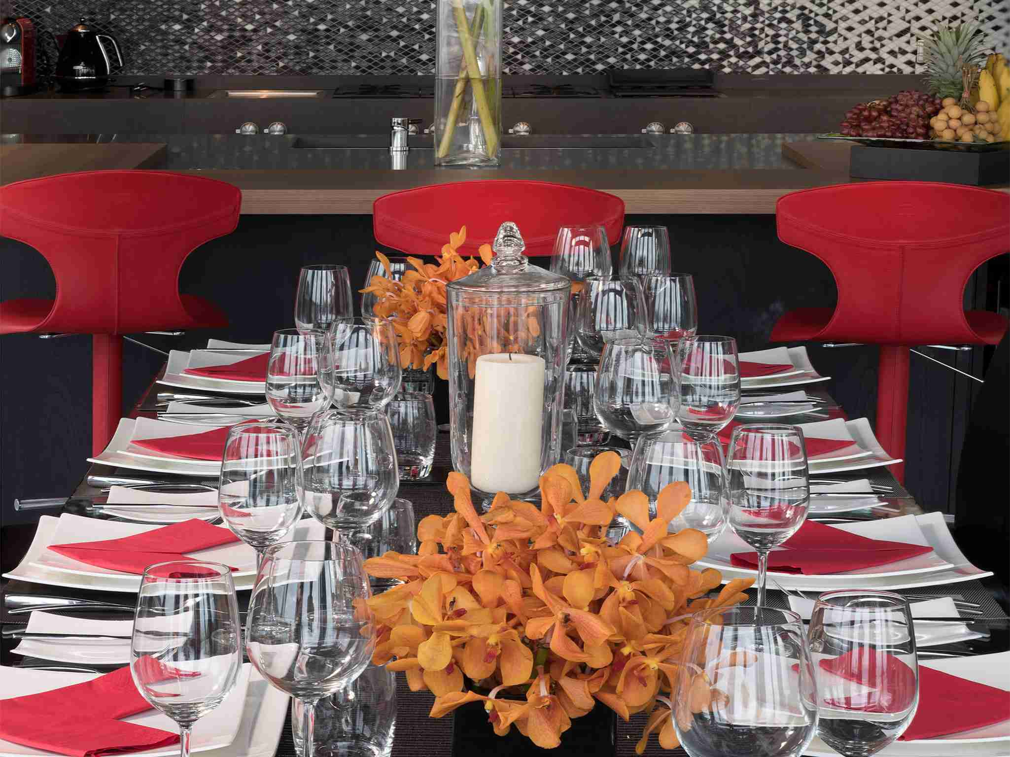 Malaiwana Villa M - Dining table setting